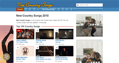Desktop Screenshot of new-country-songs.com