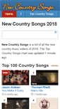 Mobile Screenshot of new-country-songs.com
